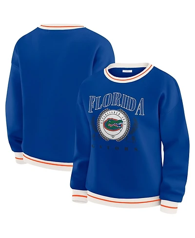 Wear by Erin Andrews Women's Royal Florida Gators Seal Sweatshirt