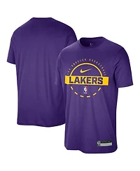Nike Men's Purple Los Angeles Lakers 2025/26 On-Court Flare Performance Practice T-Shirt