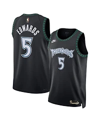 Nike Men's and Women's Anthony Edwards Black Minnesota Timberwolves Swingman Jersey