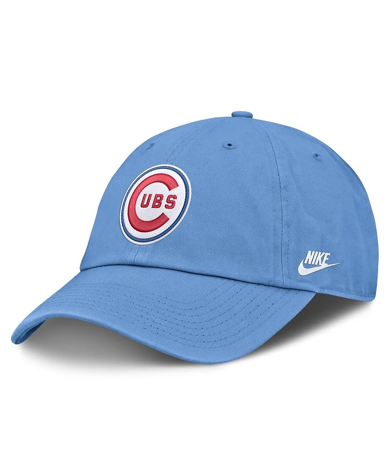 Nike Men's Light Blue Chicago Cubs Cooperstown Collection Club Adjustable Hat