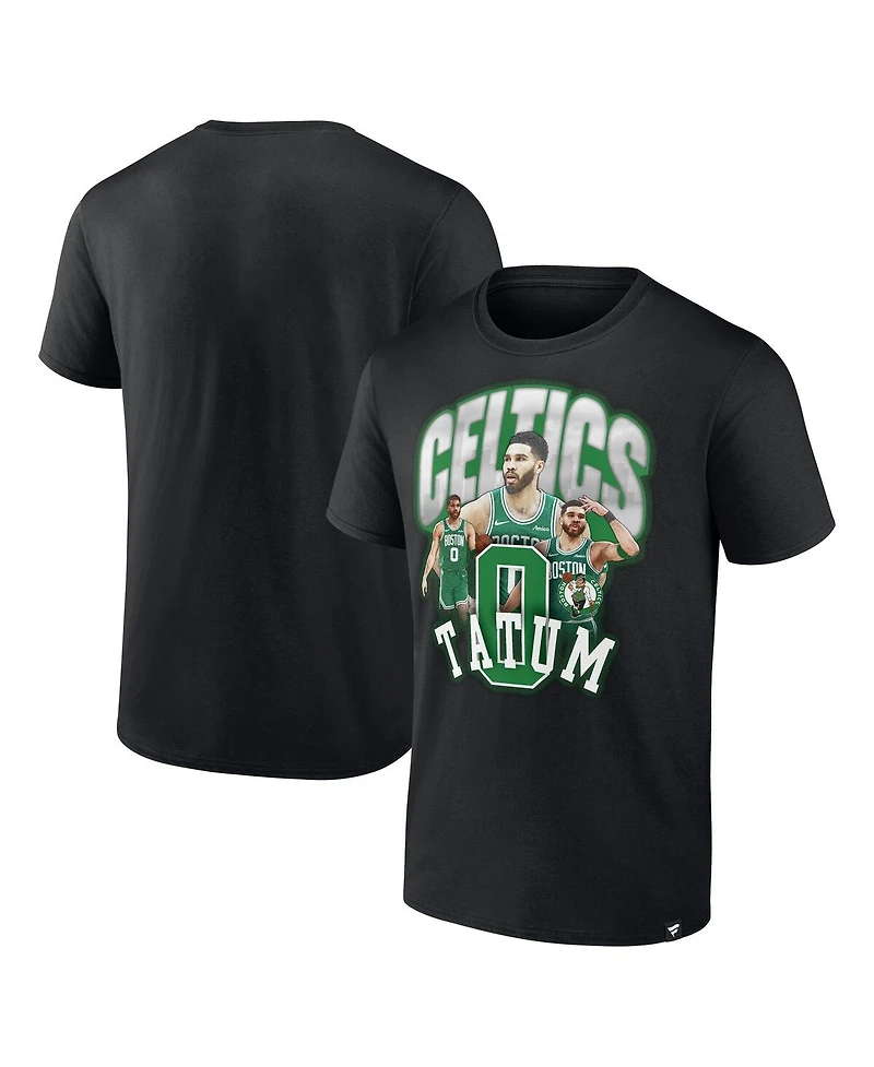 Fanatics Men's Jayson Tatum Black Boston Celtics Notorious 4.0 T-Shirt
