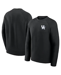 Nike Men's Black Kentucky Wildcats Tech Fleece Raglan Sweatshirt