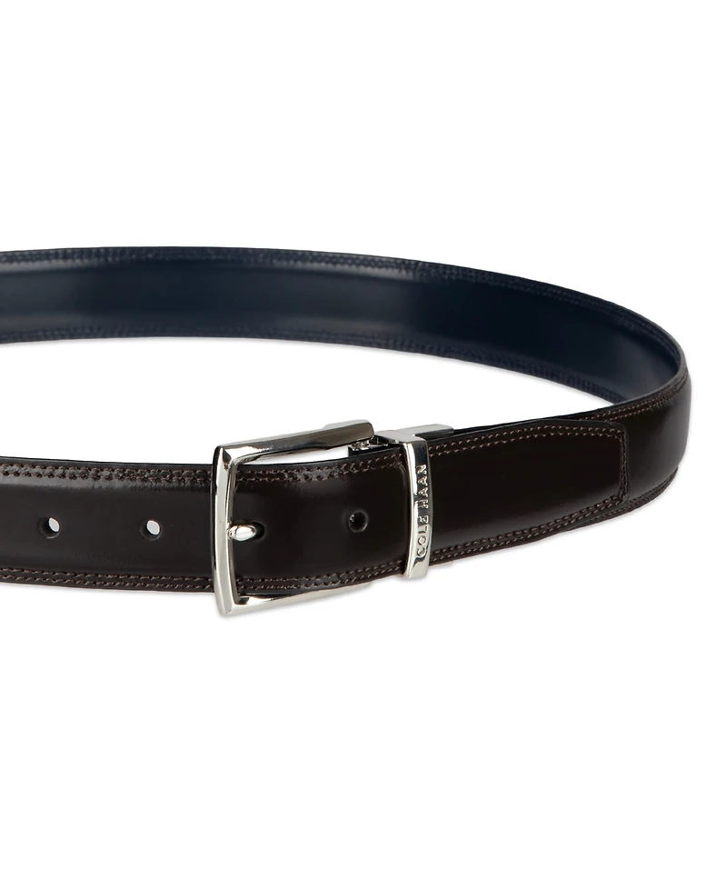 Cole Haan Men's Two-in-One Reversible Leather Dress Belt