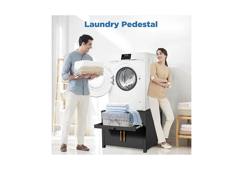 Aecojoy Laundry Pedestal, 700 Lbs Capacity Washer Dryer 29''29''23''H and Stand