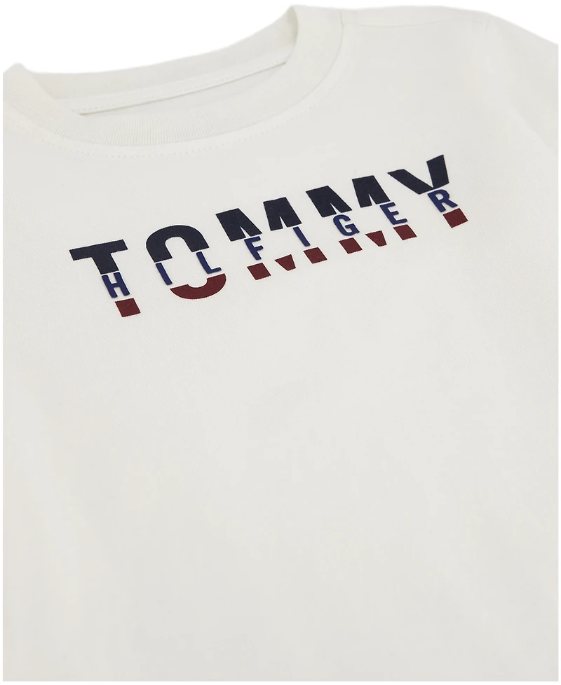 Tommy Hilfiger Baby Boys Long-Sleeve T-Shirt, T-Shirt and Joggers, 3-Piece Set