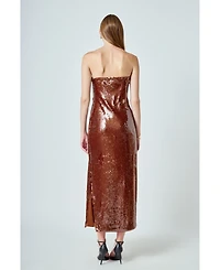 endless rose Women's Sequin Maxi Dress