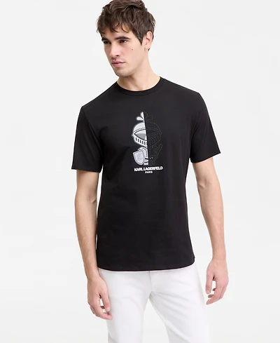 Karl Lagerfeld Paris Men's Split Personality Graphic T-Shirt