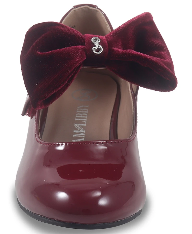 Sam & Libby Little and Big Girls' Bianca Lily Bow Dress Shoe
