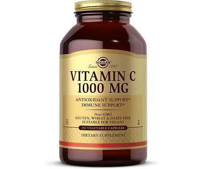 Solgar Vitamin C ,1000 mg ,250 V Caps