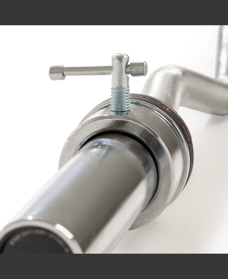 Sunny Health & Fitness 47” Olympic Ez Curl Bar