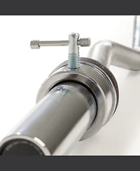 Sunny Health & Fitness 47” Olympic Ez Curl Bar