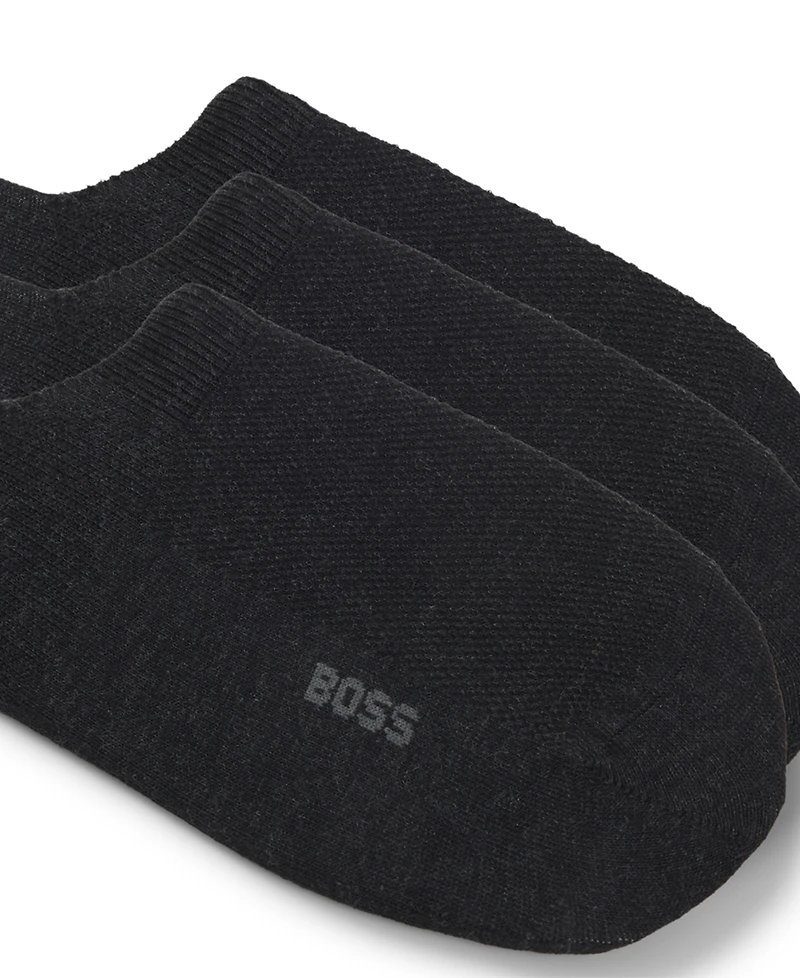 Hugo Boss Men's 3-Pack Low-Cut Socks