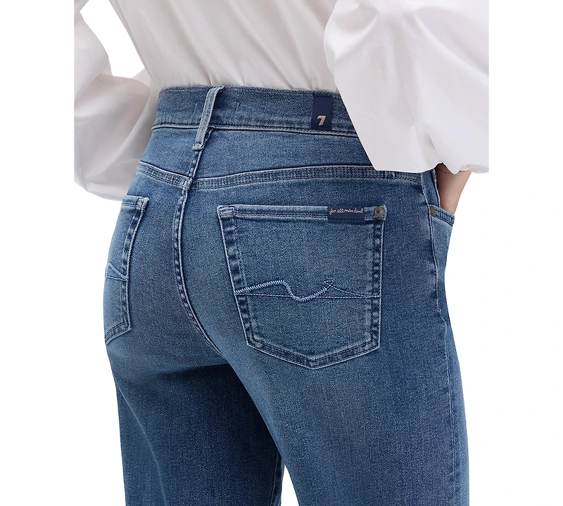 7 For All Mankind Women's Alexa High-Rise Wide-Leg Jeans