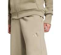 adidas Women's All Szn Fleece Loose Wide-Leg Pants