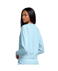 Concepts Sport Women's Light Blue New York Islanders Tonal Pullover Sweatshirt