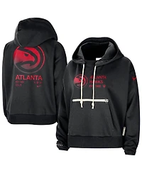 Nike Women's Black Atlanta Hawks Courtside Standard Issue Performance Pullover Hoodie