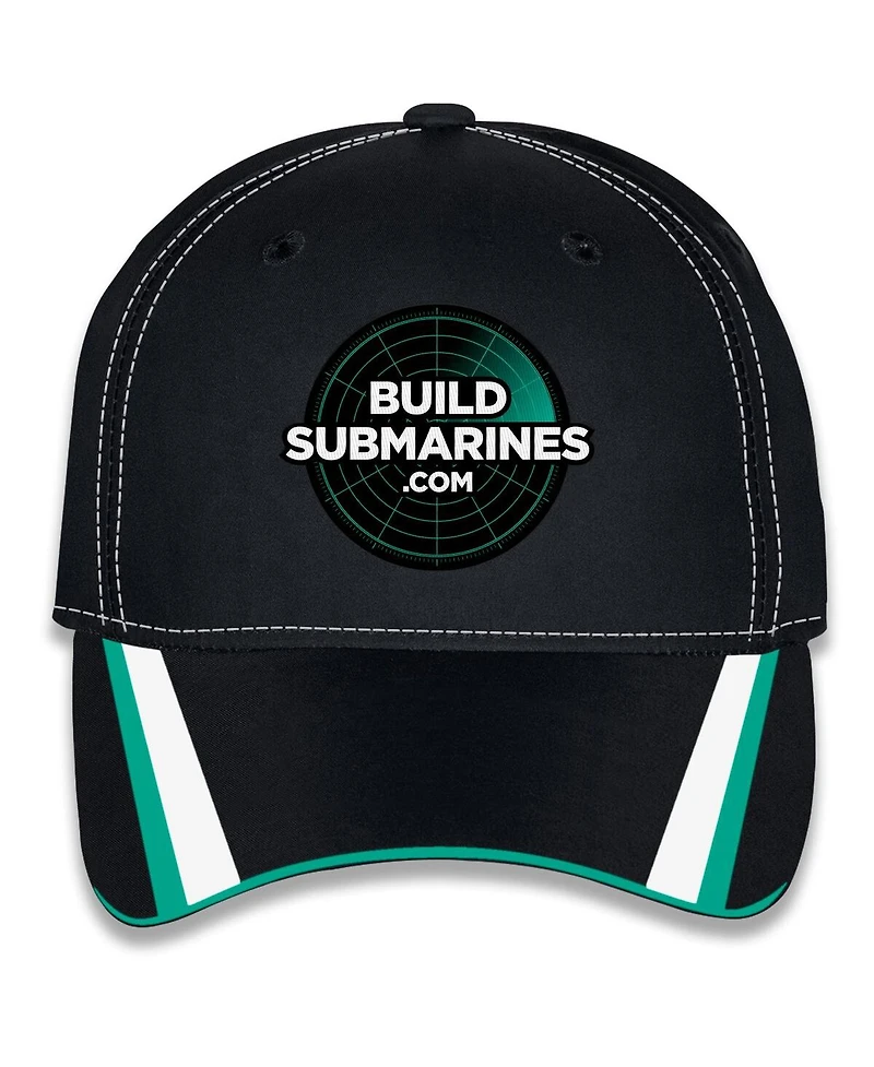 Checkered Flag Sports Men's and Women's Black Brad Keselowski Blue Forge Alliance Uniform Adjustable Hat