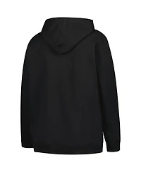 Champion Women's Black West Virginia Mountaineers Plus Heart Soul Notch Neck Pullover Hoodie