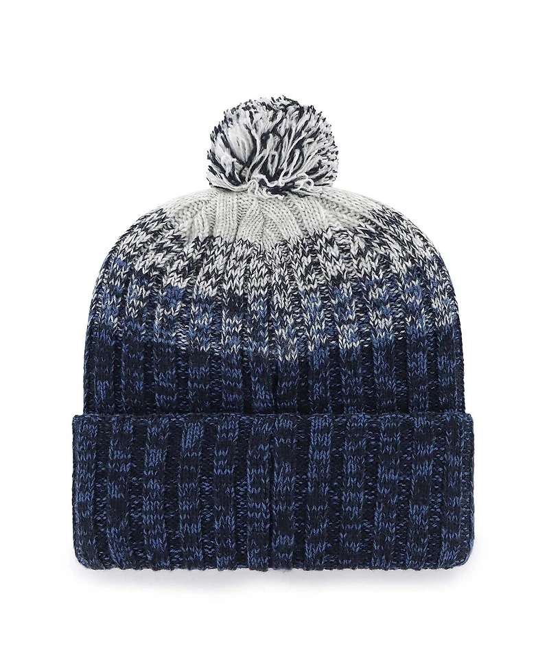 '47 Brand Men's Navy New York Yankees Cascade Cuffed Knit with Pom Hat