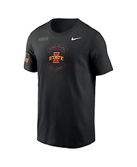 Nike Men's Black Iowa State Cyclones 2025 Military Appreciation Dri-fit T-Shirt