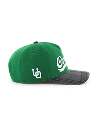 '47 Brand Men's and Women's Kelly Green Oregon Ducks Windowpane Plaid Collection Hitch Adjustable Hat