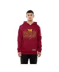 New Era Men's Burgundy Washington Commanders Combine Authentic Local State Throwback Hoodie