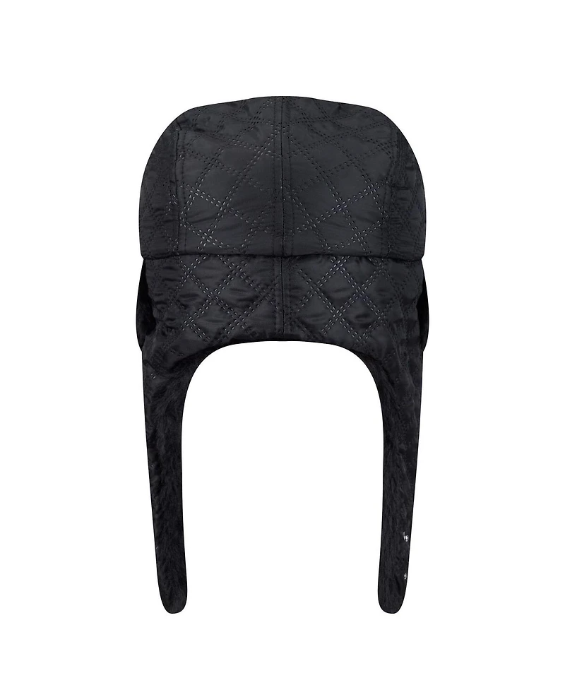 New Era Men's Black Dallas Cowboys Quilted Trapper Hat