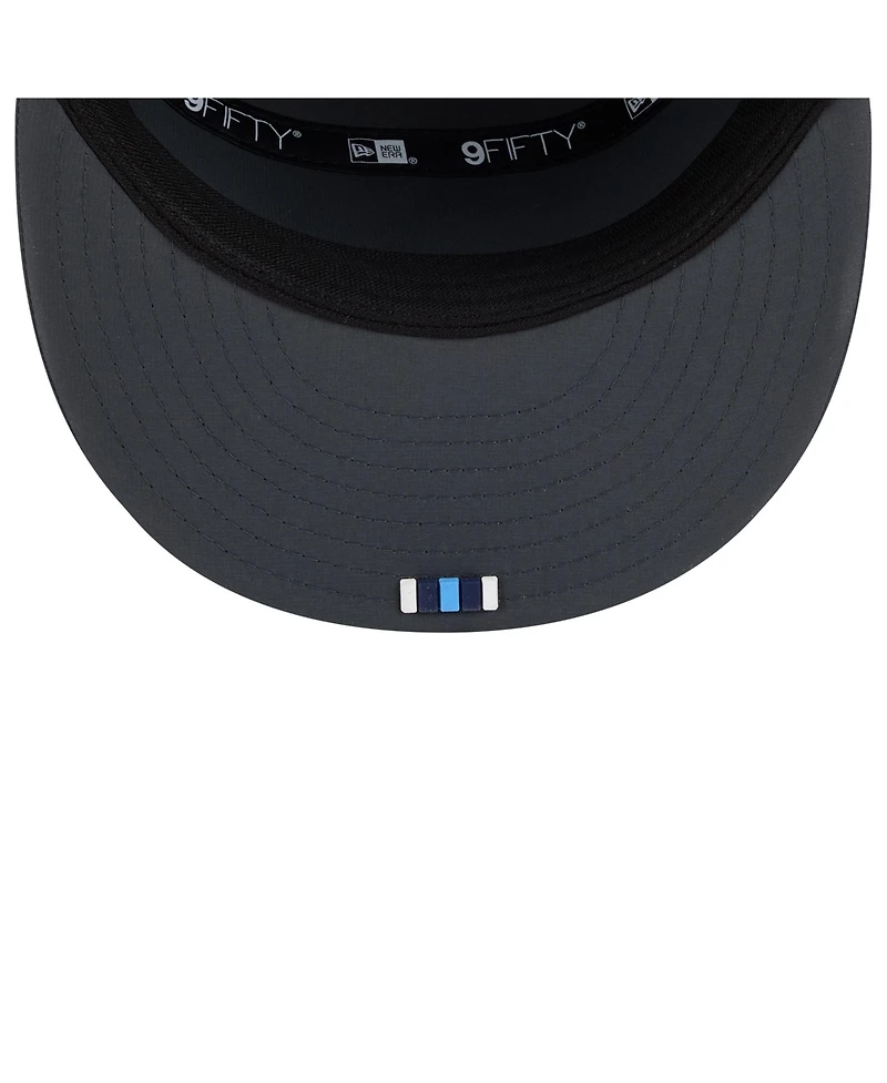 New Era Men's Charcoal Tennessee Titans 2025 Sideline Cold Weather Split Panel 9FIFTY Snapback Hat