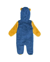 Outerstuff Newborn Blue St. Louis Blues Stay Napping Fleece Bunting Full-Zip Hooded Sleeper