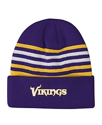 Outerstuff Big Boys and Girls Purple Minnesota Vikings Essentials Cuffed Knit Hat