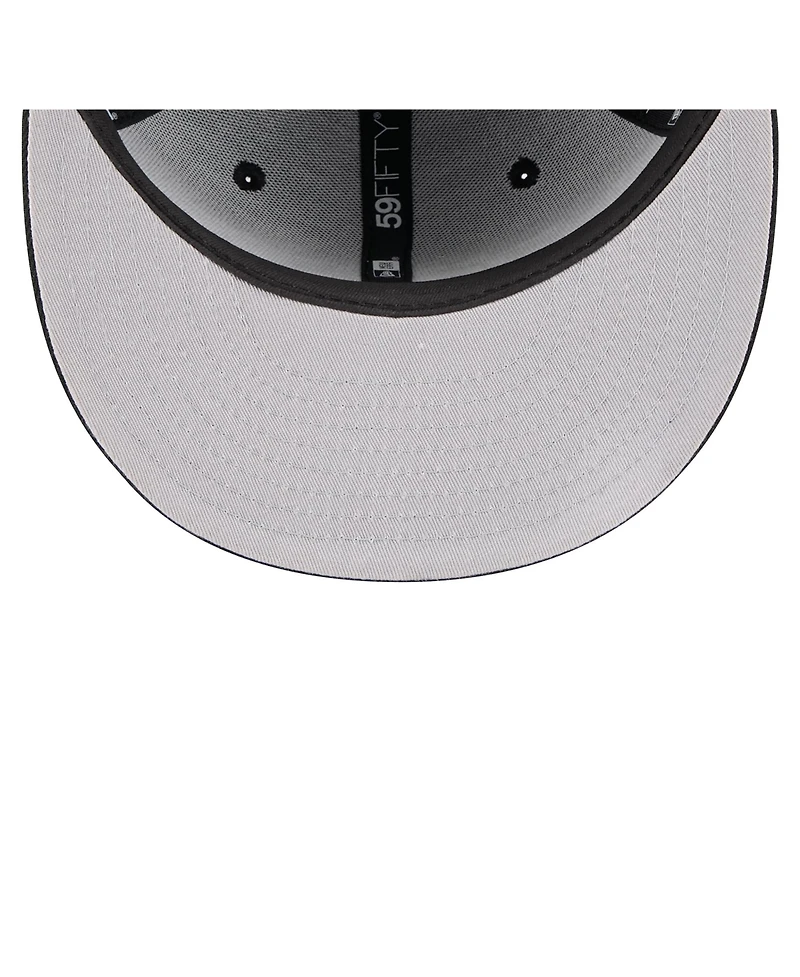 New Era Men's Black Tampa Bay Rays Tri-Hit 59FIFTY Fitted Hat