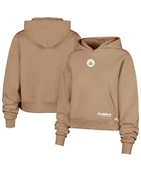 '47 Brand Women's Tan Boston Celtics Sue Foundation Hoodie Sweatshirt