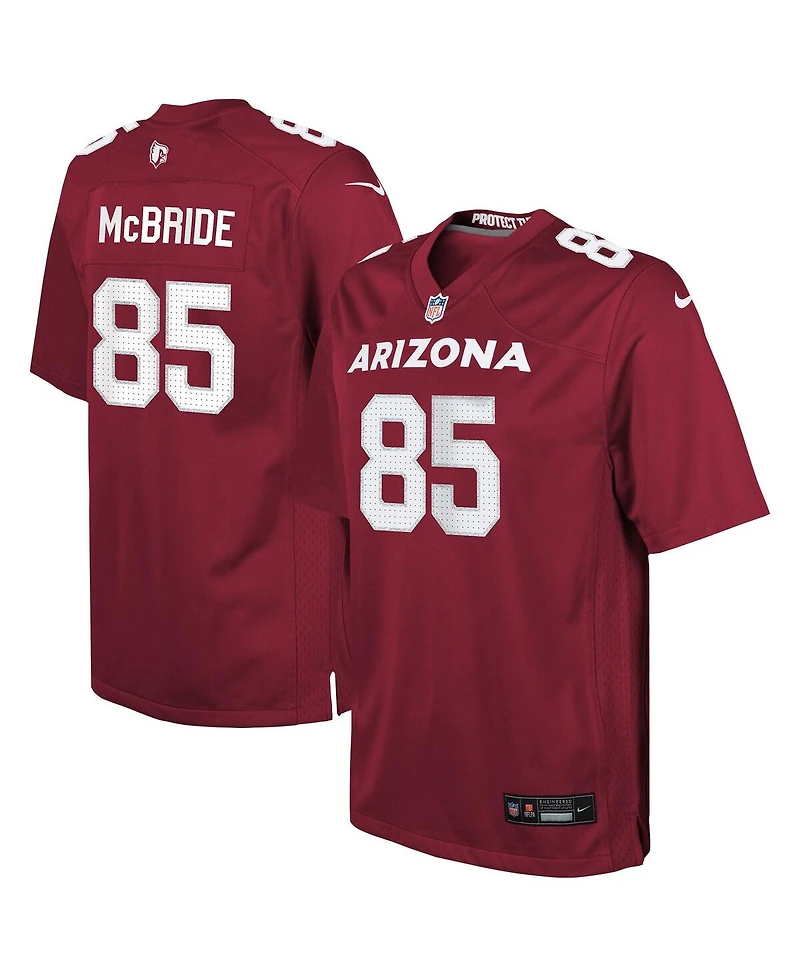Nike Big Boys and Girls Trey McBride Cardinal Arizona Cardinals Team Game Jersey