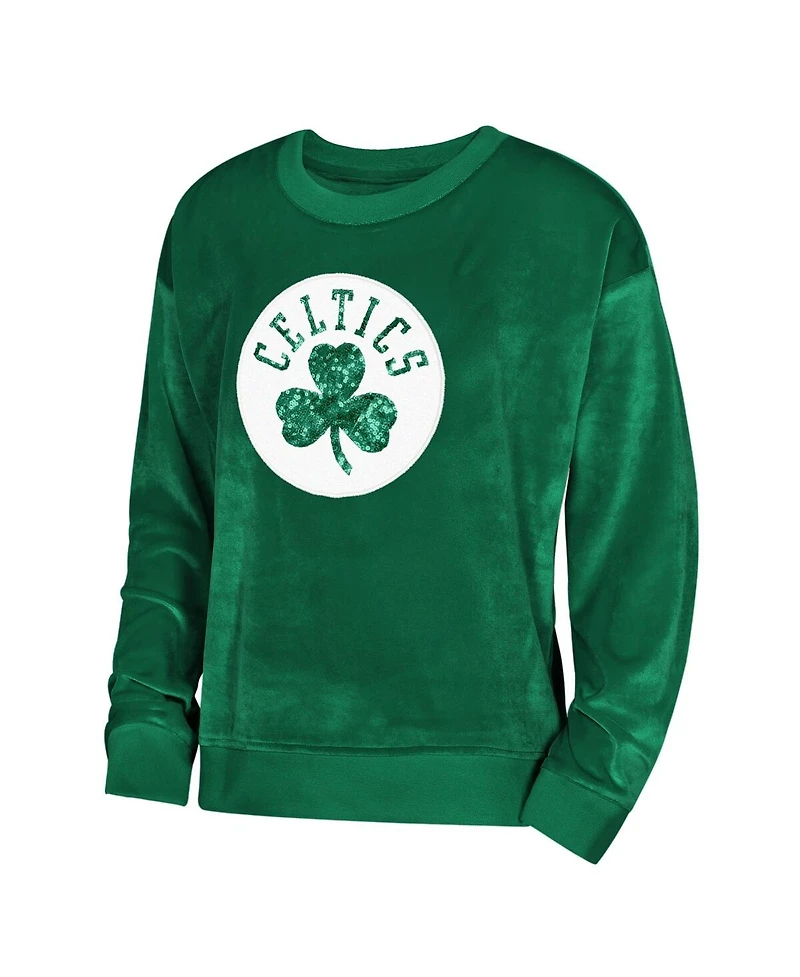 Outerstuff Big Boys and Girls Kelly Green Boston Celtics Step Back Sweatshirt