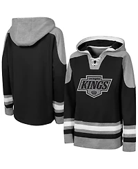 Outerstuff Big Boys and Girls Black Los Angeles Kings Must Have Home V-Neck Hoodie