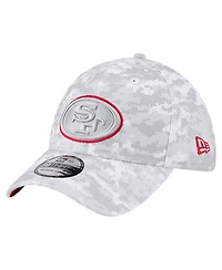 New Era Men's White San Francisco 49ers 2025 Salute to Service Digital Camo Fan Pack 39THIRTY Flex Hat