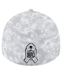 New Era Men's White Houston Texans 2025 Salute to Service Digital Camo Fan Pack 39THIRTY Flex Hat