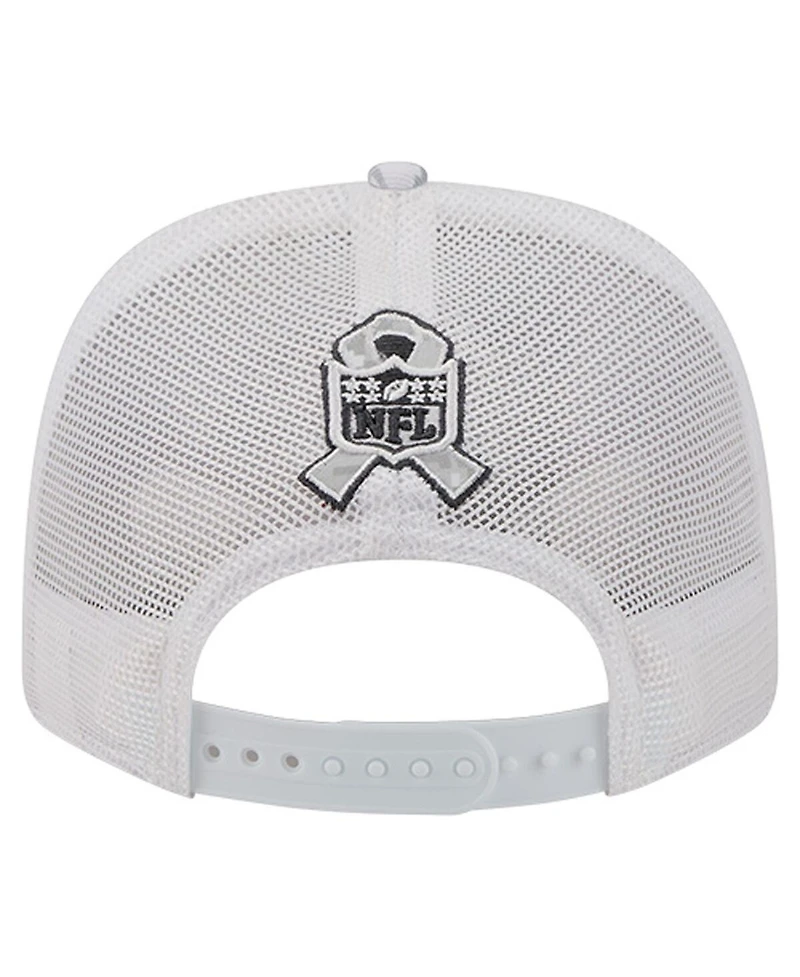 New Era Men's Gray New Orleans Saints Salute to Service Fan Pack 9SEVENTY Trucker Adjustable Hat
