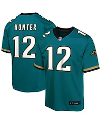 Nike Big Boys and Girls Travis Hunter Teal Jacksonville Jaguars Alternate Game Jersey