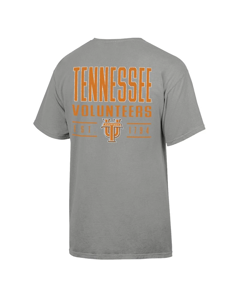 Comfortwash Men's Gray Tennessee Volunteers Big Name T-Shirt