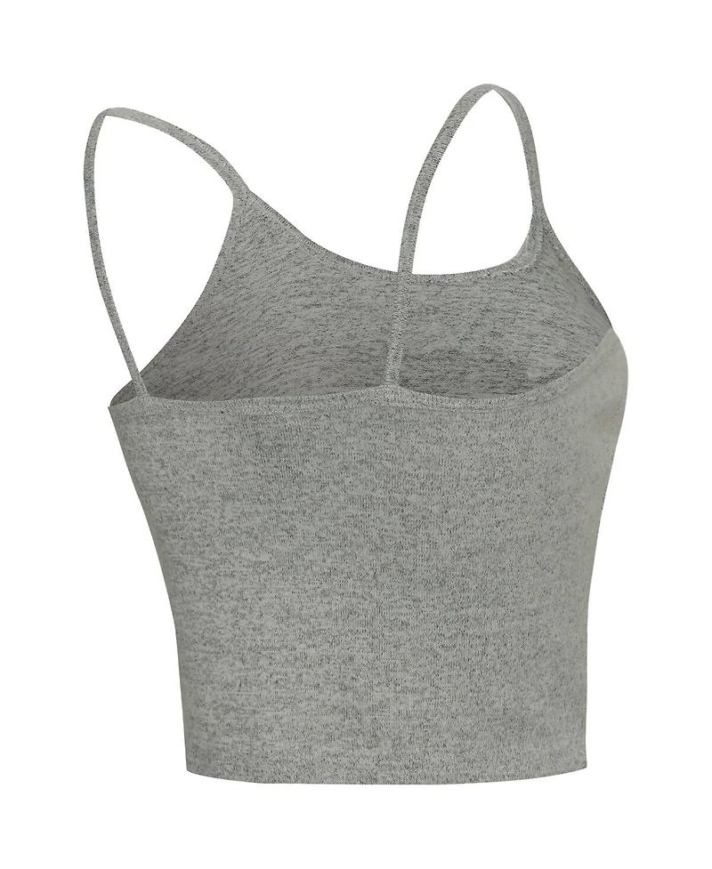 Concepts Sport Women's 3-Piece Gray Clemson Tigers Rigor Tank, Short and Robe Set