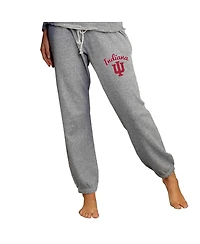 Concepts Sport Women's Gray Indiana Hoosiers Mainstream Knit Jogger Pants