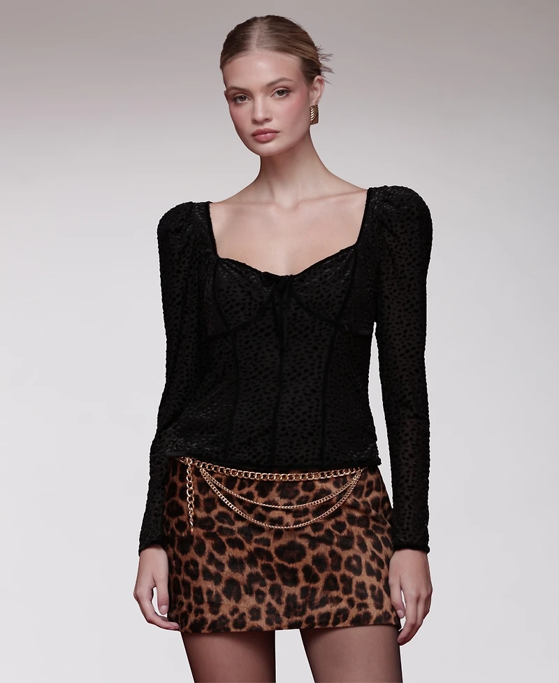 Avec Les Filles Women's Long-Sleeve Top