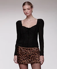 Avec Les Filles Women's Long-Sleeve Top