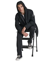 Converse Men's Hooded Varsity Long-Sleeve Jacket