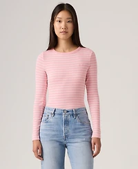 Levi's Women's Hayes Clara Strip Long Sleeve Top