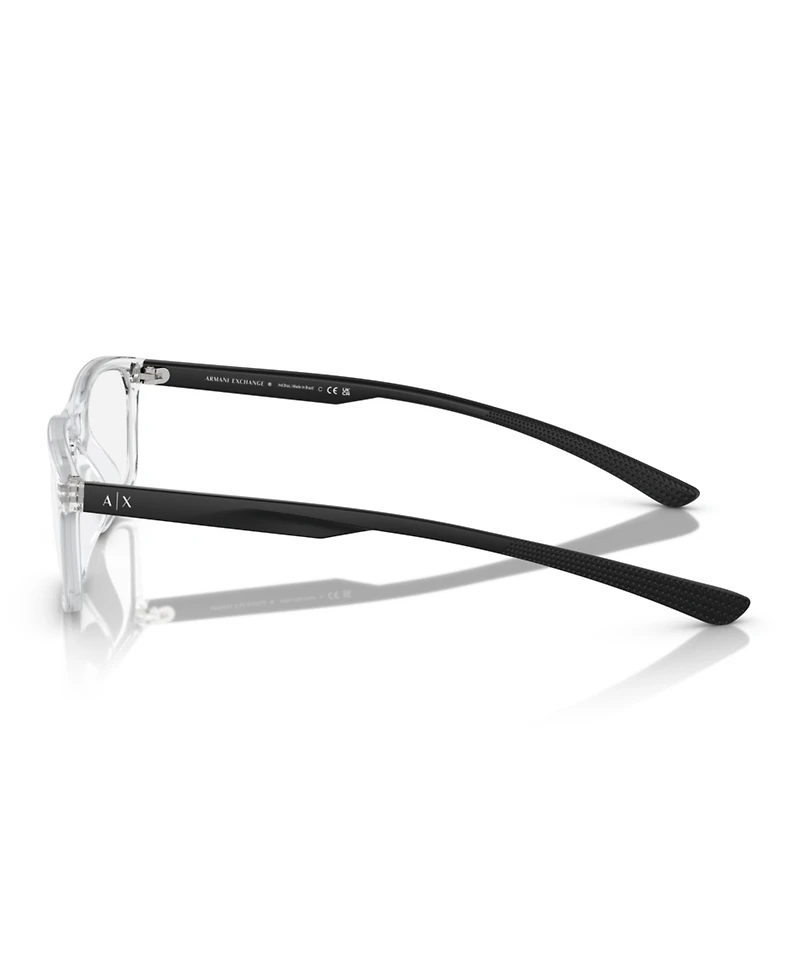 Armani Exchange Men's Square Eyeglasses, AX3108U