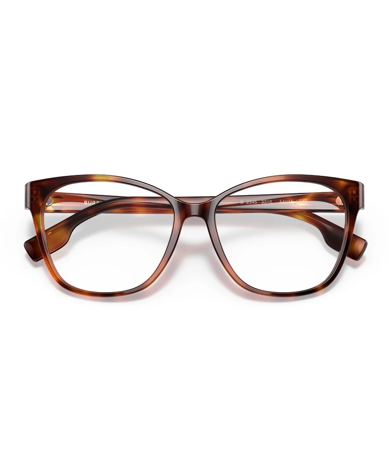 Burberry Women's Square Caroline Eyeglasses, BE2345