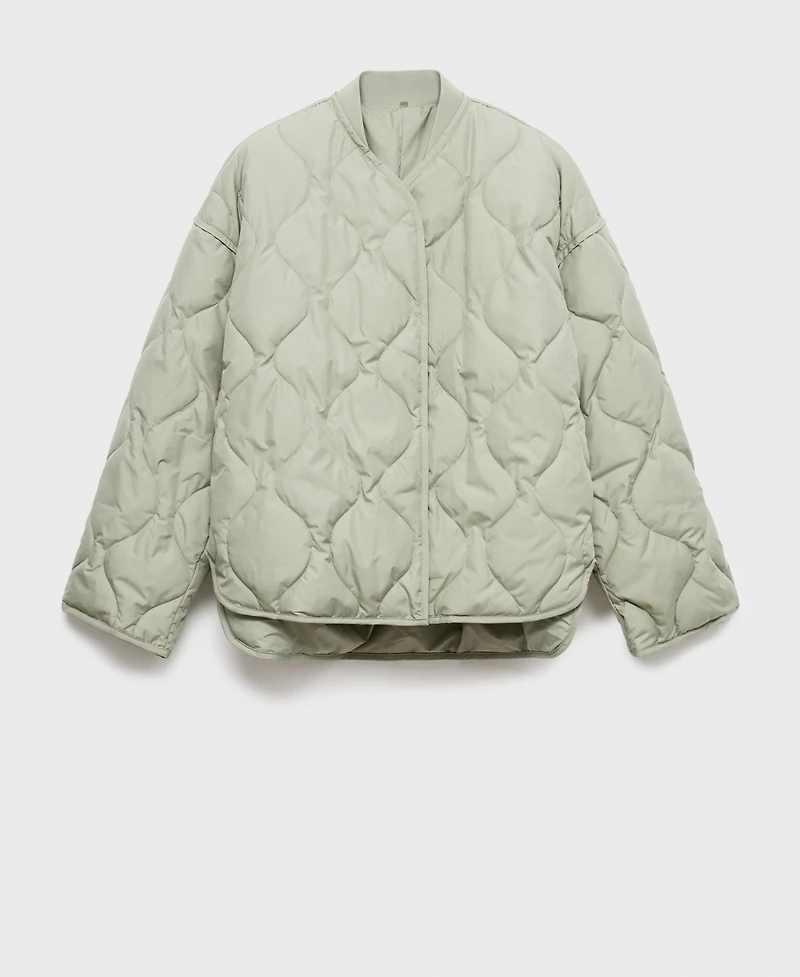Mango Women's Oversize Quilted Anorak