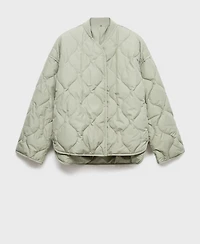 Mango Women's Oversize Quilted Anorak